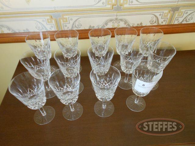 Waterford water goblets (14 pieces) 